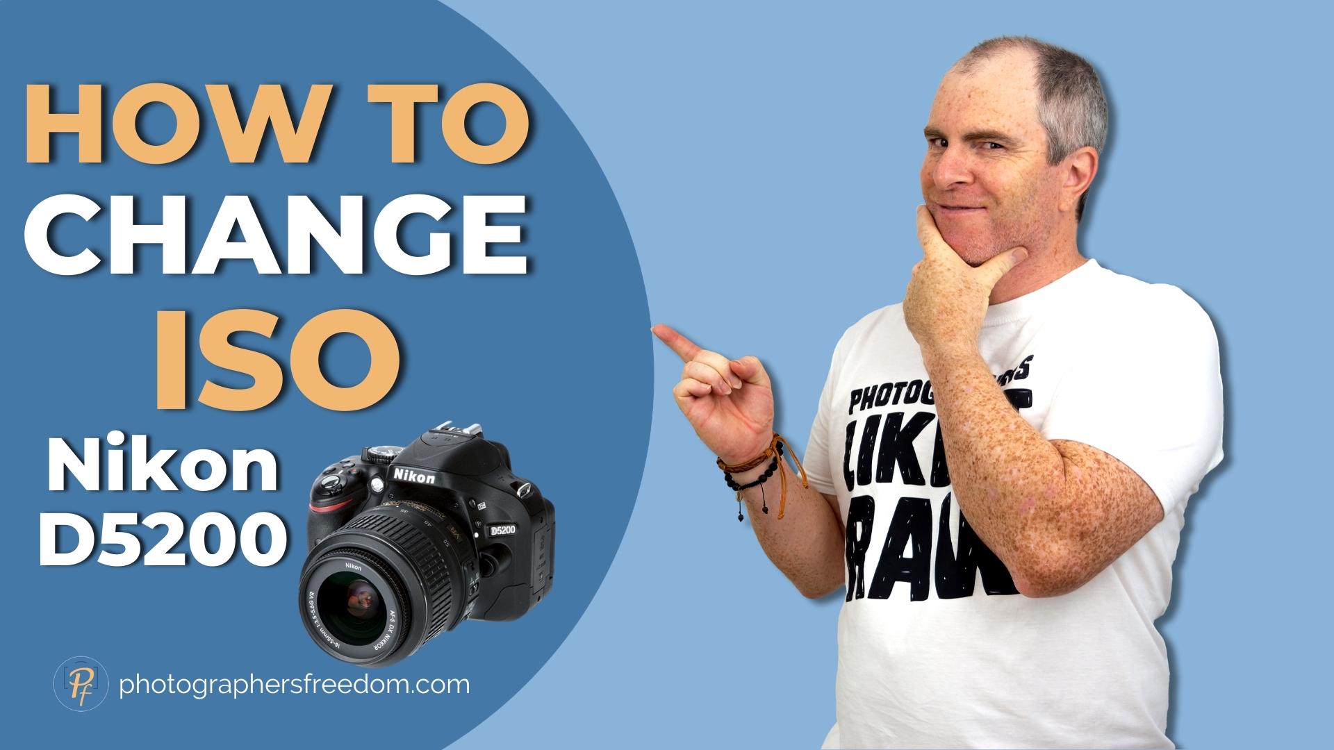 'Video thumbnail for How To Change ISO Nikon D5200 - 3 Ways To Change Your ISO Settings'