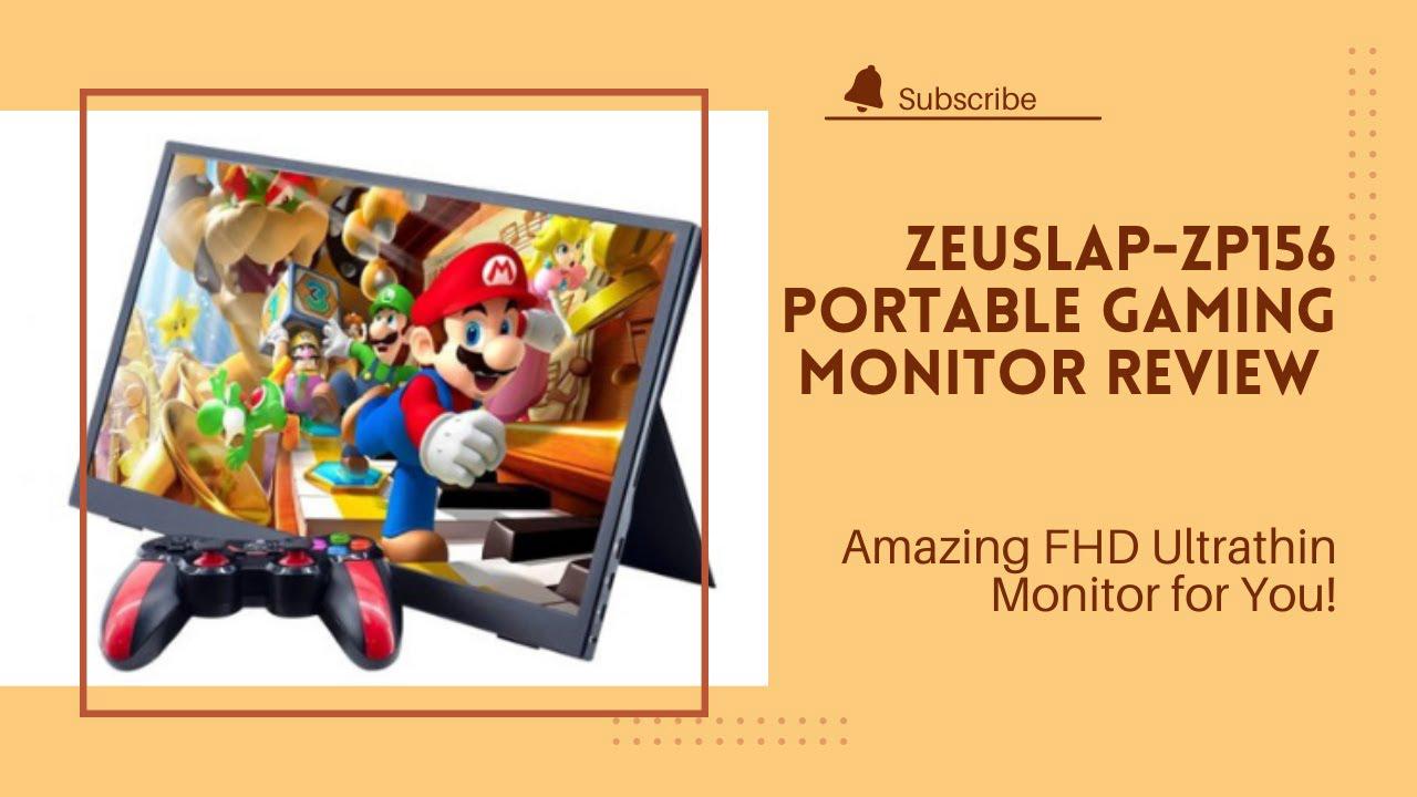 'Video thumbnail for ZEUSLAP-ZP156 Portable Gaming Monitor Review – Amazing FHD Ultrathin Monitor for You!'