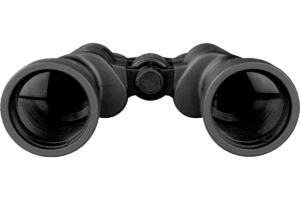 pair of binoculars on a white background