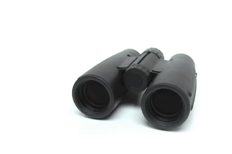 a pair of binoculars on a white background