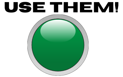 a graphic of a green button with the text Use Them above it